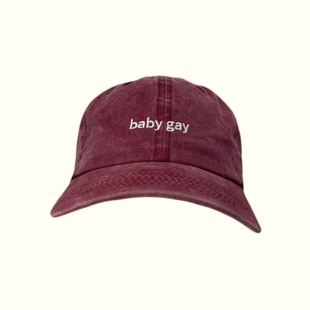 BabyGay Dad Hat - Maroon