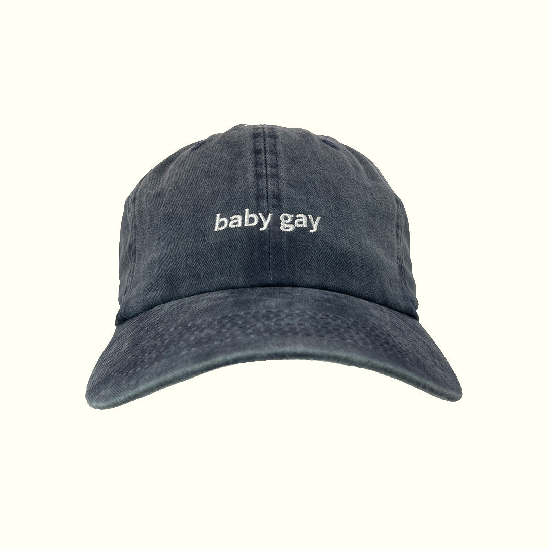 BabyGay Dad Hat - Charcoal