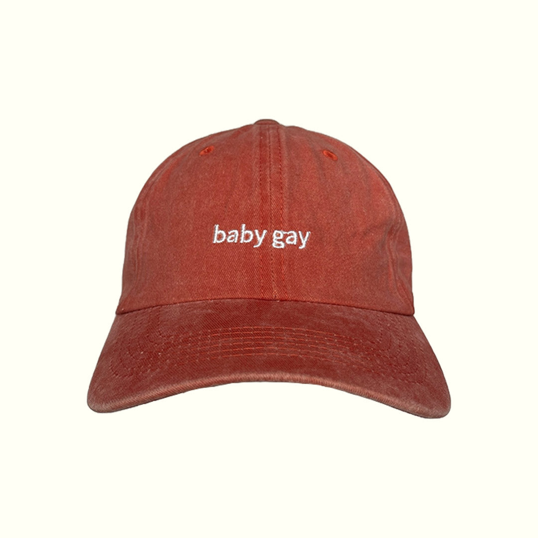 Baby Gay Dad Hat - Orange