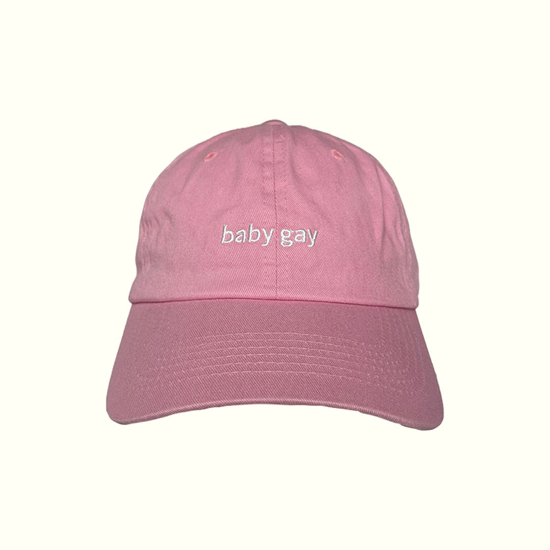 Baby Gay Dad Hat - Light Pink