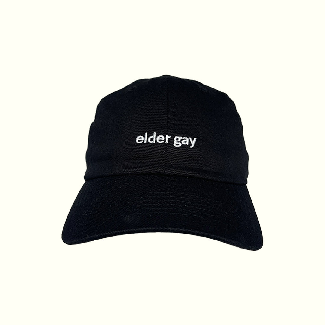 Elder Gay Dad Hat - Black