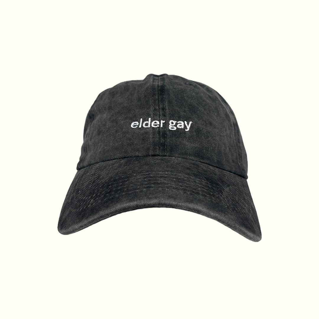 Elder Gay Dad Hat - Charcoal